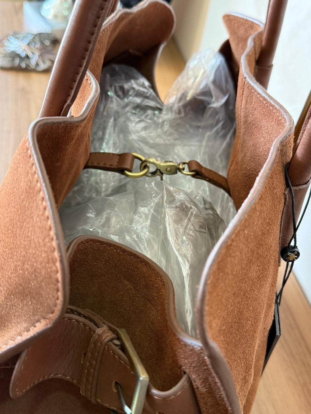 Borsa Depeche camoscio